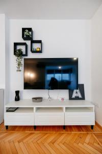 TV a/nebo společenská místnost v ubytování Serenity Downtown