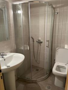 A bathroom at Artemis