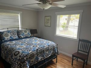 Giường trong phòng chung tại Lovely home near Stowe, shopping and trails