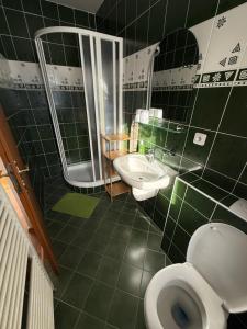 Kúpeľňa v ubytovaní Pension Hones