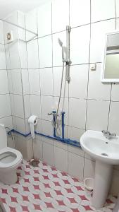 Koupelna v ubytování Residence Rosas