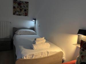 Postel nebo postele na pokoji v ubytování Kibilù - Ospedale Circolo e Università - Centro