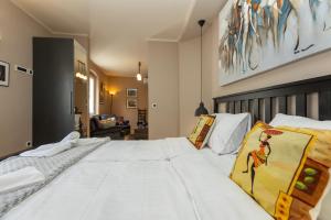 Posteľ alebo postele v izbe v ubytovaní Africa room old Town - Zadar