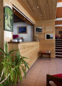 TV a/nebo společenská místnost v ubytování Abrineige Clubhotel Le Gypaète Val Thorens