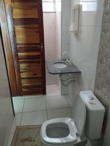 Koupelna v ubytování Hotel Algaroba Anexo