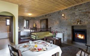 A seating area at Klymeni Traditional Homes