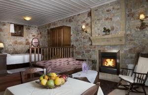 A seating area at Klymeni Traditional Homes
