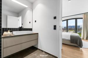 Cama o camas de una habitación en Manhattan Suite List auf Sylt