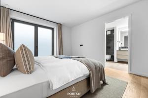 Cama o camas de una habitación en Manhattan Suite List auf Sylt