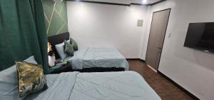 BZ Hostel Cebu的电视和/或娱乐中心