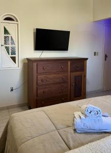 Postel nebo postele na pokoji v ubytování Pousada Hostel Shalom