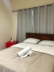 Postel nebo postele na pokoji v ubytování Pousada Hostel Shalom