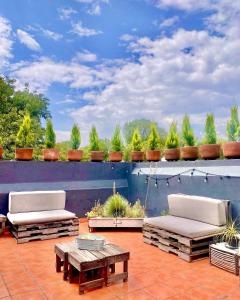 Hotel Boutique Casa Catalá的休息区