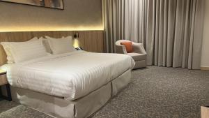 Letto o letti in una camera di فندق آرام النسيم