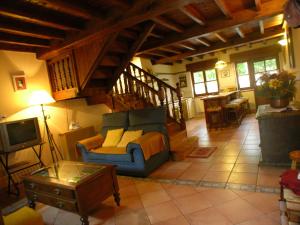 Posezení v ubytování Casa Rural La Regoria