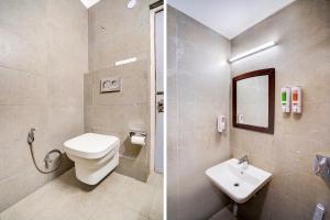 Koupelna v ubytování Super Hotel JP Palace