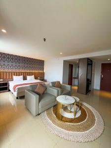 Predel za sedenje v nastanitvi SM Tower Hotel and Convention Berau