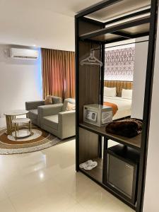 Postelja oz. postelje v sobi nastanitve SM Tower Hotel and Convention Berau