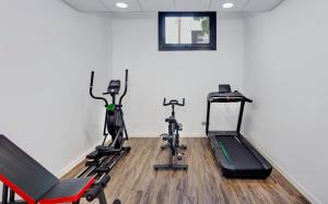 Posilňovňa alebo fitness centrum v ubytovaní Sercotel Córdoba Delicias