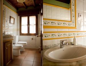 Koupelna v ubytování Casa Rural La Regoria + 37 fotografií