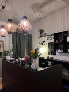 Kuchyň nebo kuchyňský kout v ubytování Hotel Park Allé