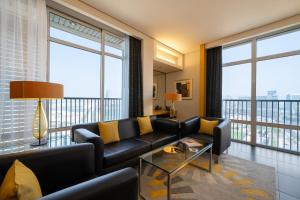 Posezení v ubytování Hala Arjaan by Rotana, Deluxe Hotel Apartments