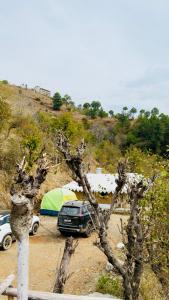 Příroda nedaleko luxury tent