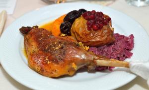 Jedlo v ubytovaní bed & breakfast alebo blízkom okolí