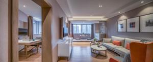 Posezení v ubytování Chongqing Liangjiang New District Yunxi Hotel