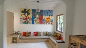 Χώρος καθιστικού στο Bila Beach House