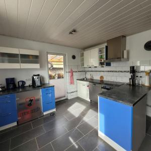 Kuchyň nebo kuchyňský kout v ubytování Ferienwohnung Härtel