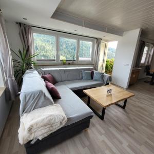 Posezení v ubytování Ferienwohnung Härtel