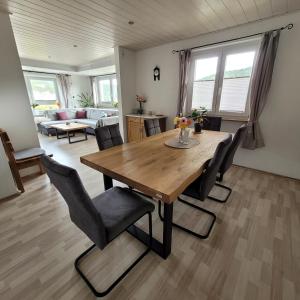 Posezení v ubytování Ferienwohnung Härtel