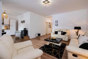 Posezení v ubytování Apartment 2 Weide Zanthierhaus