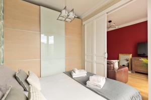 Posteľ alebo postele v izbe v ubytovaní Enjoy Apartments Donna