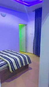 Postel nebo postele na pokoji v ubytování Platinum Mini flat