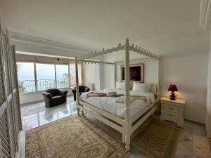 Ένα ή περισσότερα κρεβάτια σε δωμάτιο στο Appartement Cliff 4