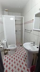 Koupelna v ubytování Residence Rosas