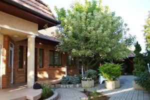 Vonkajšia záhrada v ubytovaní Gyula Wellness Villa