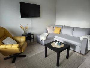 Posezení v ubytování M&J Apartments Centrum