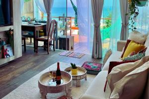 Χώρος καθιστικού στο Lofts Morro Mágico