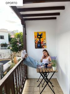Coliving Villa El Gago的阳台或露台