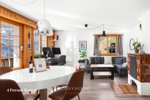 Posezení v ubytování AmBach l Vue exceptionnelle l Sauna