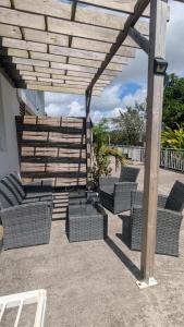 Balkón nebo terasa v ubytování Ti Kaz chez Anita et Bruno F2 proches des plus belles plages sud de la Martinique