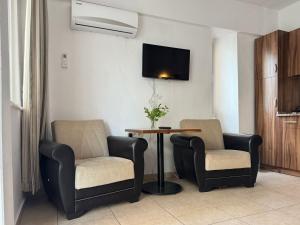 Posezení v ubytování Agora Boutique Apart Hotel