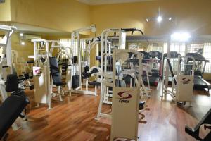 Fitness centrum a/nebo fitness zařízení v ubytování Aishar Residence Flat 3c