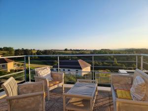 Balkón nebo terasa v ubytování Ces jours en Corrèze - Cosnac