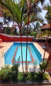 Bazén v ubytování Sagara Beach Resort nebo v jeho okolí