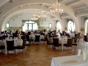 Restaurace v ubytování Villa Santa Barbara