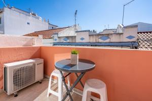 Balkón nebo terasa v ubytování Casa Rosa Alvor